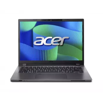 Acer TravelMate TMP214-55-G2-TCO-58UX 14 inch WUXGA Intel Core 5 120U 16 GB RAM 512 GB SSD Intel Iris Xe Graphics Windows 11 Pro grijs Engels verlicht toetsenbord
