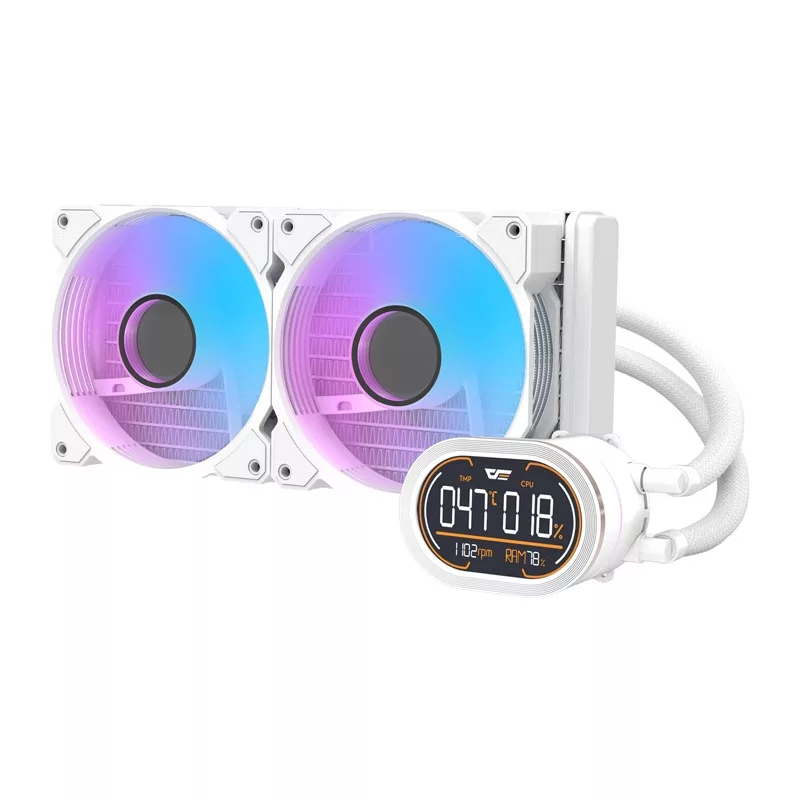 Darkflash DH240D v2 CPU-koeler, wit
