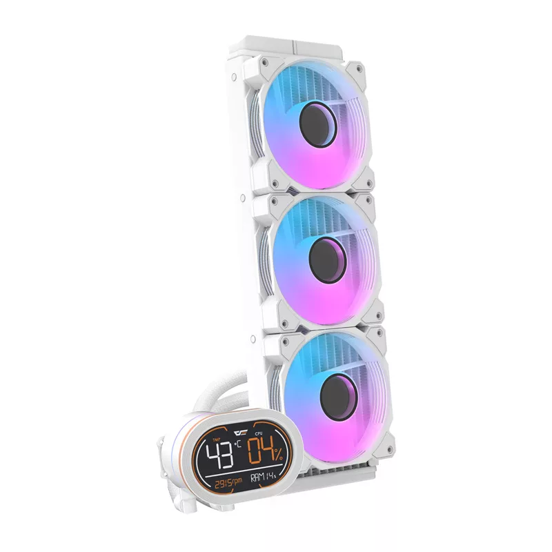 Darkflash DH360D CPU-waterkoeling, wit