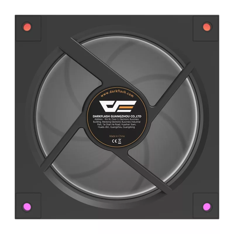 DarkFlash DM20 LINE behuizingsventilator (zwart)
