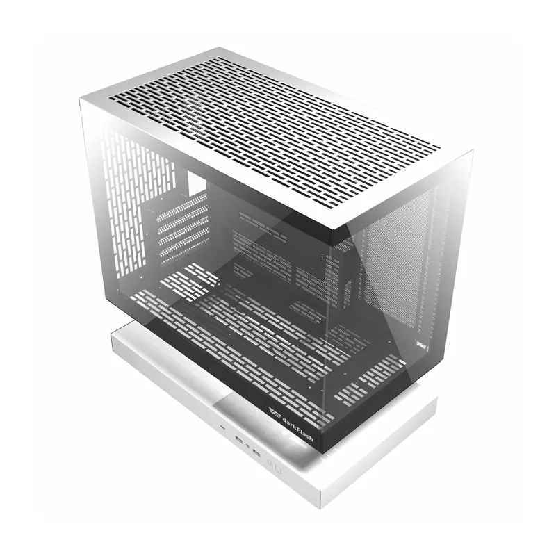 Darkflash F1 mid-tower computerbehuizing wit + 6 ARGB-ventilatoren