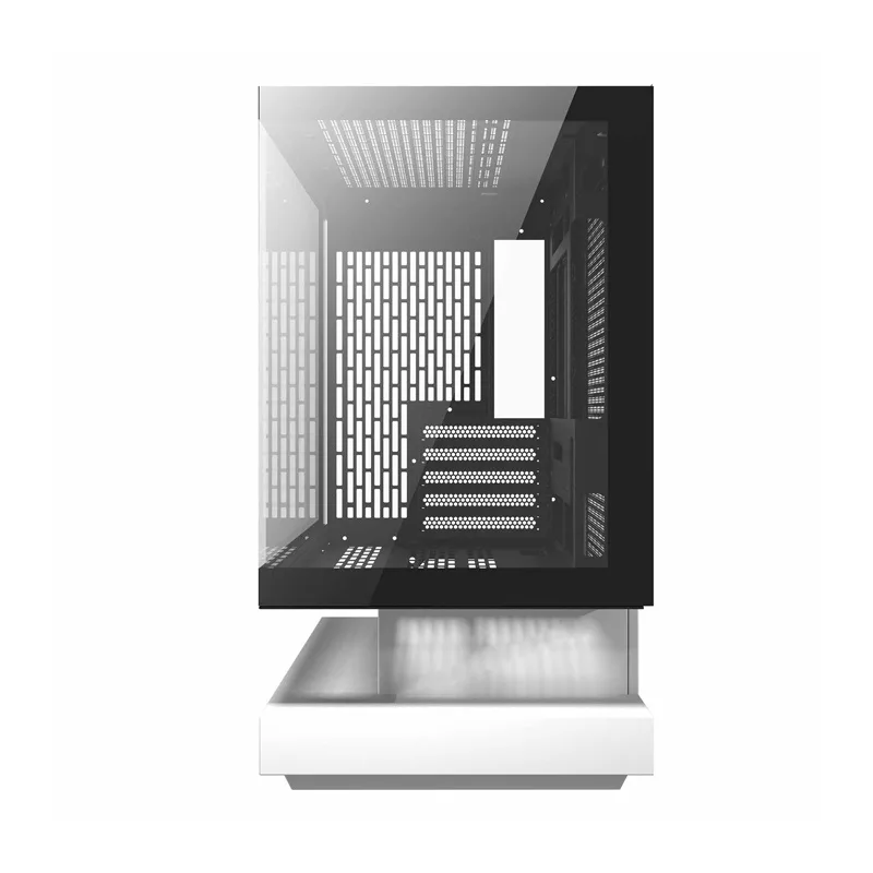Darkflash F1 mid-tower computerbehuizing wit + 6 ARGB-ventilatoren