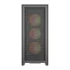 DarkFlash AIRNOVA mid-tower computerbehuizing zwart + 3 x 120mm ARGB-ventilatoren