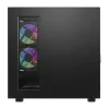 DarkFlash DS950 mid-tower computerbehuizing (zwart) met 6 voorgeïnstalleerde ARGB-ventilatoren