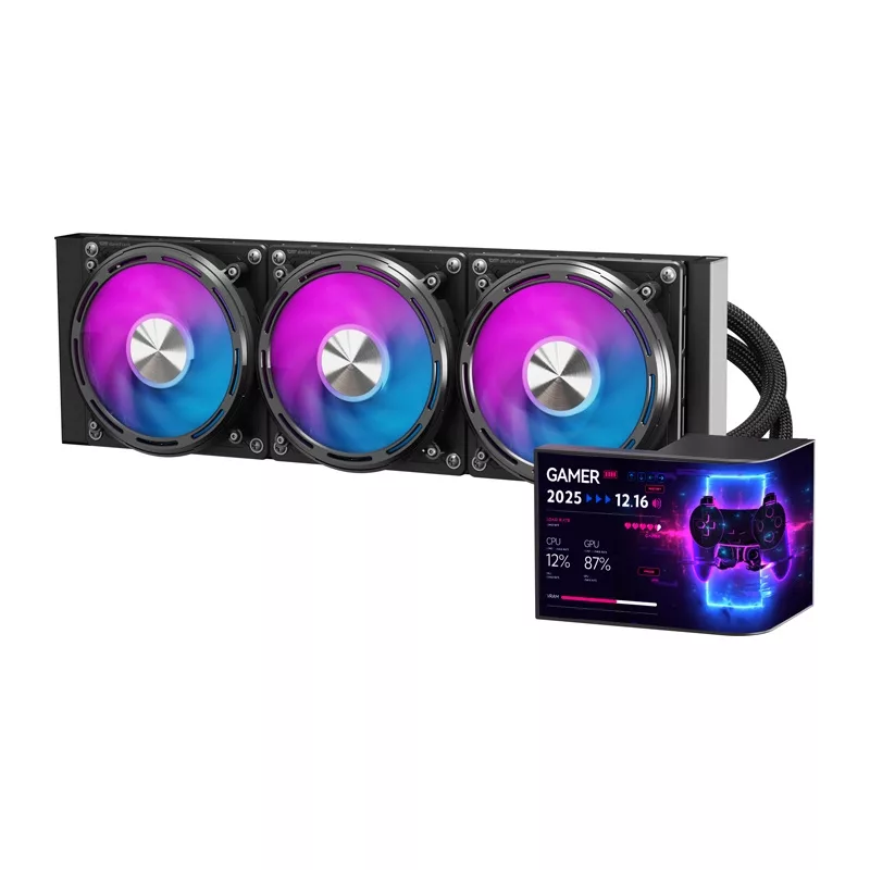 DarkFlash UV360 CPU-koeler, zwart