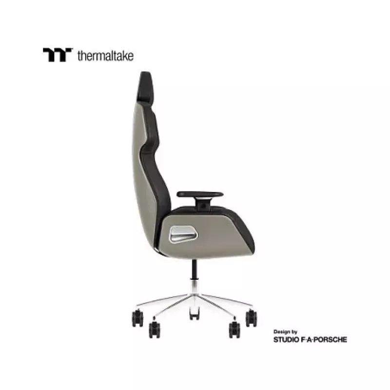 Thermaltake ARGENT E700 Ice Grey Metallic Alcantara Leather gamingstoel