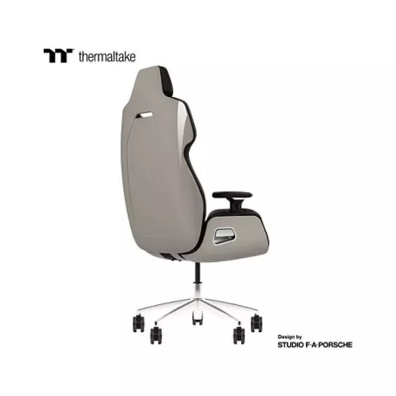 Thermaltake ARGENT E700 Ice Grey Metallic Alcantara Leather gamingstoel