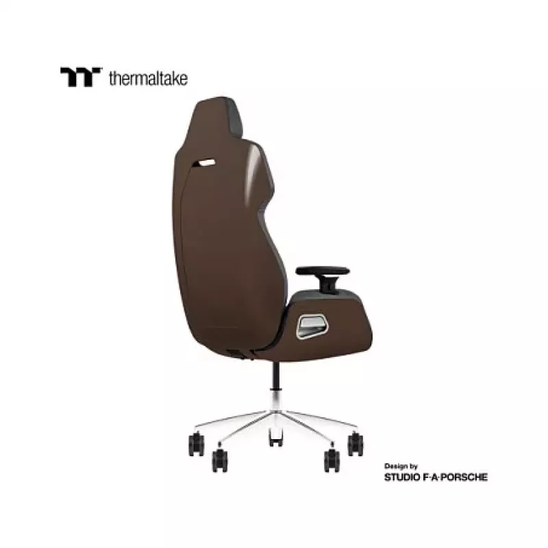 Thermaltake ARGENT E700 Mocha Mousse & Slate Gray echt lederen gamingstoel