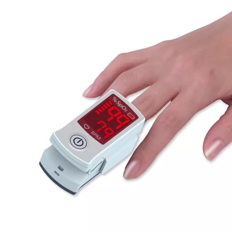 ROSSMAX SB100 vingerpulsmeter met SpO2- en polsfrequentiebewaking, tweekleurig LED-display, 6 weergavemodi, automatische uitschakeling, batterijstatusindicator, voor thuis- en klinisch gebruik