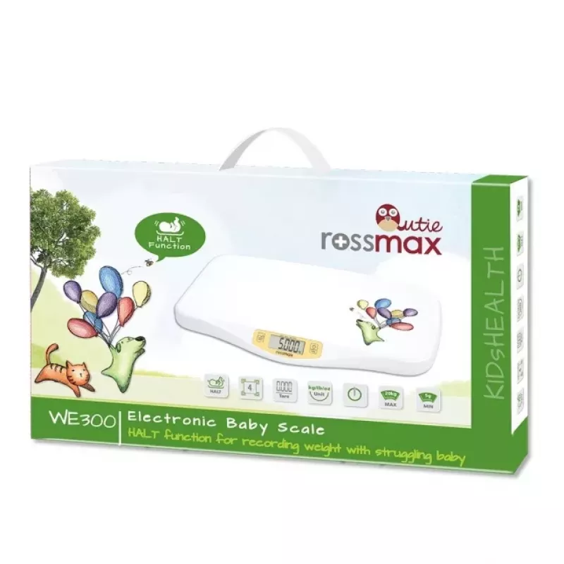 ROSSMAX WE300 Qutie babyweegschaal met discrete houdfunctie