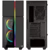 Aerocool Playa midi-tower, gehard glas - zwart
