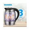 ForMe FKG-488 draadloze waterkoker 1,8 L zilver/zwart