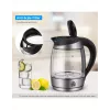 ForMe FKG-458 draadloze waterkoker 1,8 L roestvrij staal / zwart