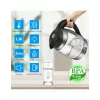 ForMe FKG-458 draadloze waterkoker 1,8 L roestvrij staal / zwart