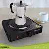 Brock EP 100 BK enkele elektrische kookplaat, 1500 W, zwart
