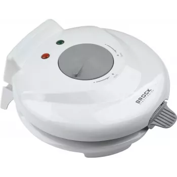 Brock WM 3001 halfautomatische bovenlader twin-tub wasmachine 3 kg wassen 1 kg centrifugeren wit