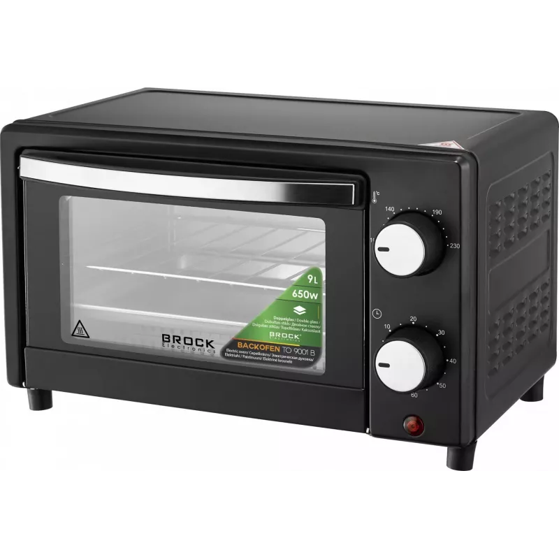 Brock TO 9001 B toasteroven 9L 900W zwart