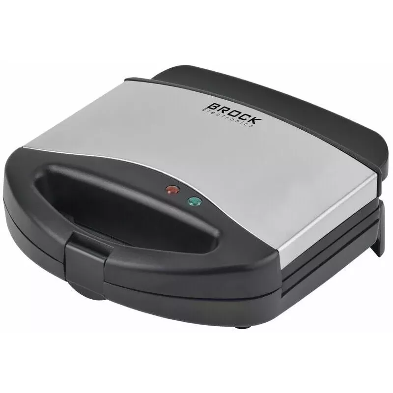 Brock SPM 3006 S tosti-apparaat, 750W, zwart/roestvrij staal