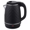 Brock WK 5519 BK elektrische waterkoker 1,8 l 1500 W, roestvrij staal, zwart