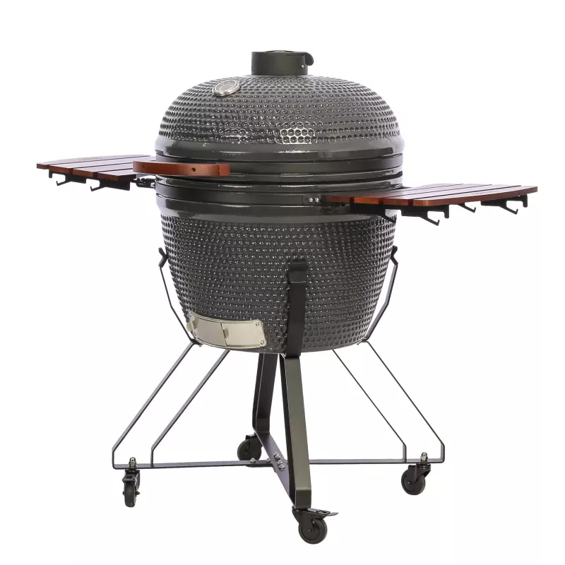 TunaBone Kamado Classic 26 Inch Grill maat XL donkergrijs