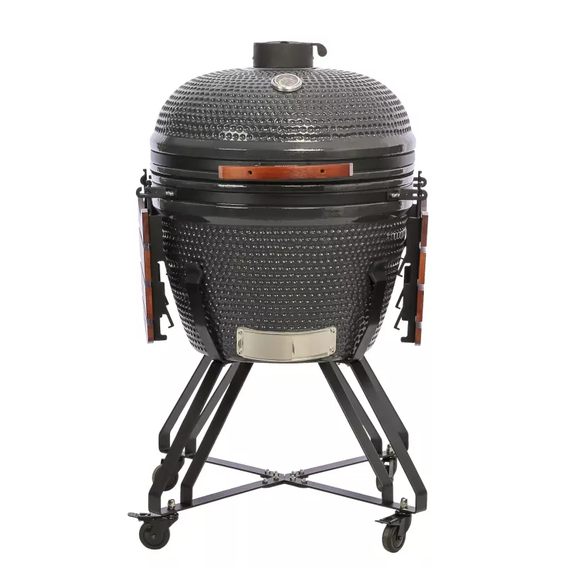 TunaBone Kamado Classic 26 Inch Grill maat XL donkergrijs