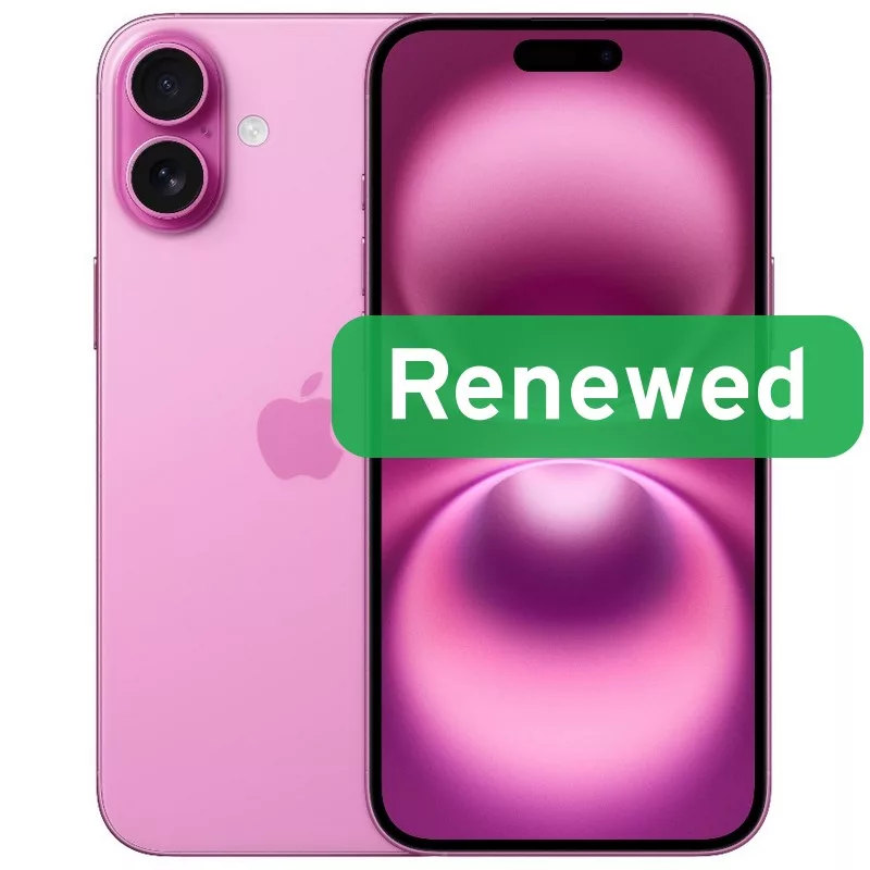 Apple Renewed Grade B iPhone 16 Plus 128 GB roze 6,7 inch 5G