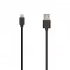 SEEK TOTI USB-A naar Lightning, 2m PVC-datakabel 2A (non-MFI), zwart