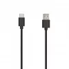 SEEK TOTI USB-A naar Type-C, 1m PVC-datakabel 3A, zwart