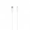 SEEK TOTI USB-A naar Lightning, 1m PVC-datakabel 2A (niet MFI), wit