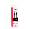 SEEK TOTI USB-A naar micro-USB, 2m gevlochten kabel, 2A, zwart