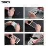 TOTI PREMIUM PREMIUM Tempered Glass 3D screenprotector full cover voor Samsung Galaxy S24+/S25+