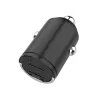 SEEK TOTI 40W dual Type-C-poort auto-snellaadapter, zwart
