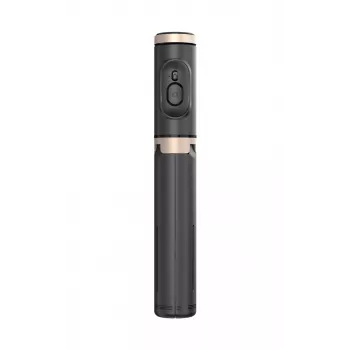 SEEK TOTI selfiestick met verborgen design en stabiel statief Q12, zwart