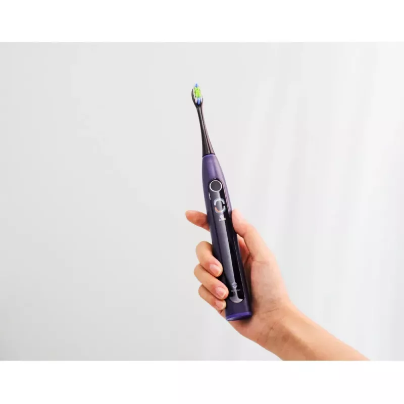 Oclean elektrische tandenborstel X Lite Duo set donkerblauw & grijs