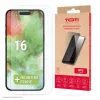 TOTI Tempered Glass 2D screenprotector full cover voor iPhone 16/15 Pro/15 transparant