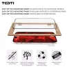 TOTI PREMIUM PREMIUM gehard glas screenprotector 3D Full Cover voor Apple iPhone 17/16 Pro