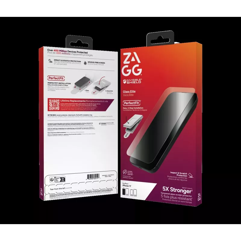 ZAGG Protection Bundle voor iPhone 17: hoesje met MagSafe en displayscherm