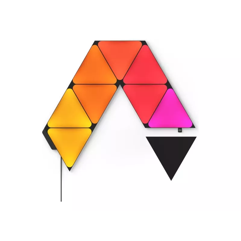 Nanoleaf Shapes zwart Triangles Starter Kit (9 panelen) 42W WiFi