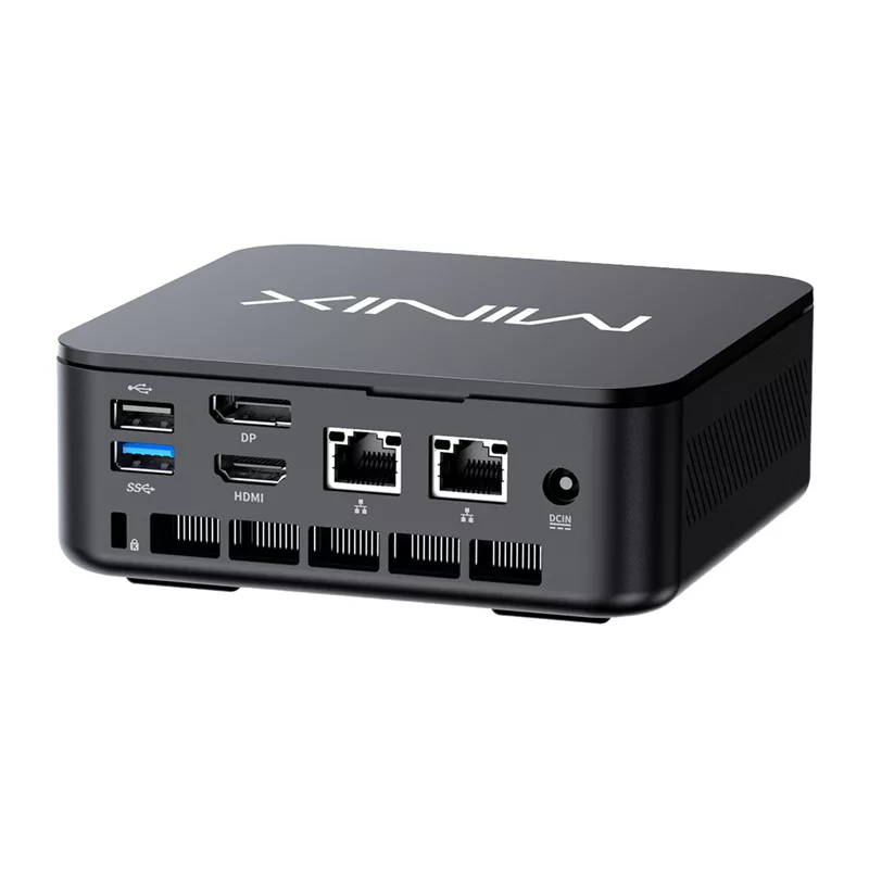 MINIX NR660LP mini-pc, AMD Ryzen 5 6600H, 16GB DDR5, 512GB NVMe SSD, Windows 11 Pro, zwart