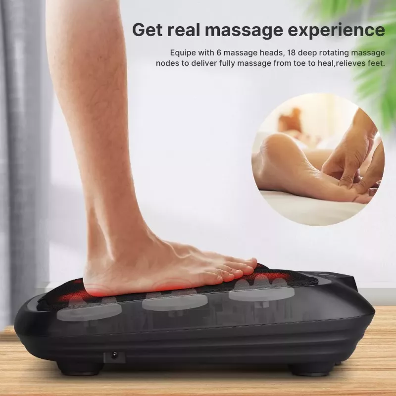 RENPHO Shiatsu voetmassager FM062 - zwart/grijs