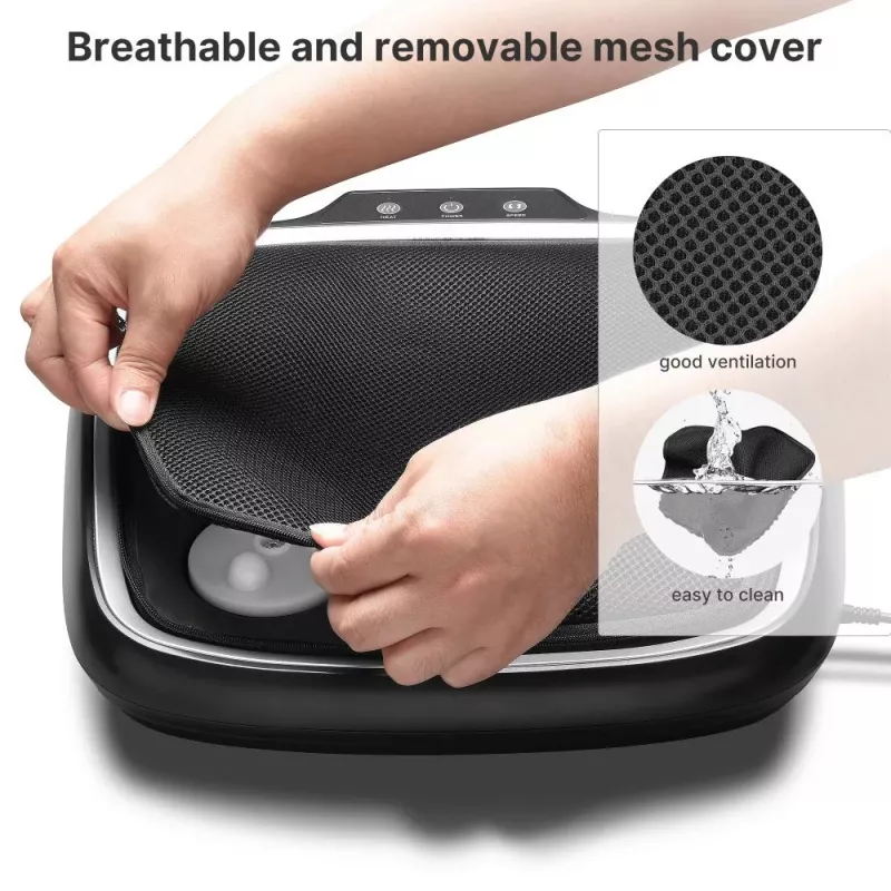 RENPHO Shiatsu voetmassager FM062 - zwart/grijs