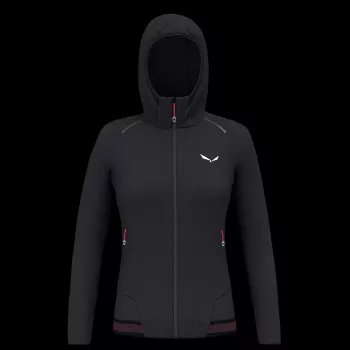 Salewa Pedroc PL Hooded Jacket - Black Out (dames, maat M)