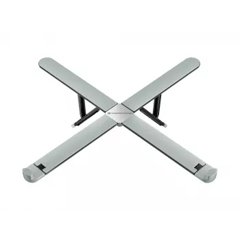 Conceptronic laptopstandaard 5kg ERGO draagbaar 17,3 inch zilver