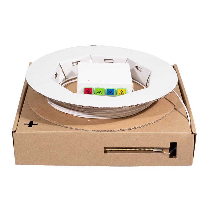 LogiLink FB4SC20 FTTH-verbindingsbox 4x SC/APC met 20 m installatiekabel