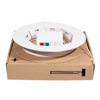 LogiLink FB2SC40 glasvezel-patchkabel singlemode OS2 wit 40m