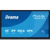 IIYAMA ProLite TE6513A-B3AG 65-inch 4K UHD IPS LED interactief touchdisplay met IR-touch, 20-punts touch, Android 11, 400 cd/m², 8 ms, HDMI, DisplayPort, USB-C, VGA, LAN, Wi-Fi, Bluetooth, VESA 600x400, zwart