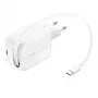 Belkin UltraCharge 45W Dual GaN oprolbare USB-C-oplader wit