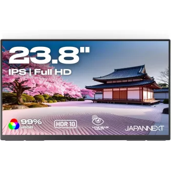 JAPANNEXT 60,5 cm (23,8 inch) JN-MD-IPS238F-C6 Full HD IPS-monitor met HDMI en USB-C, zwart
