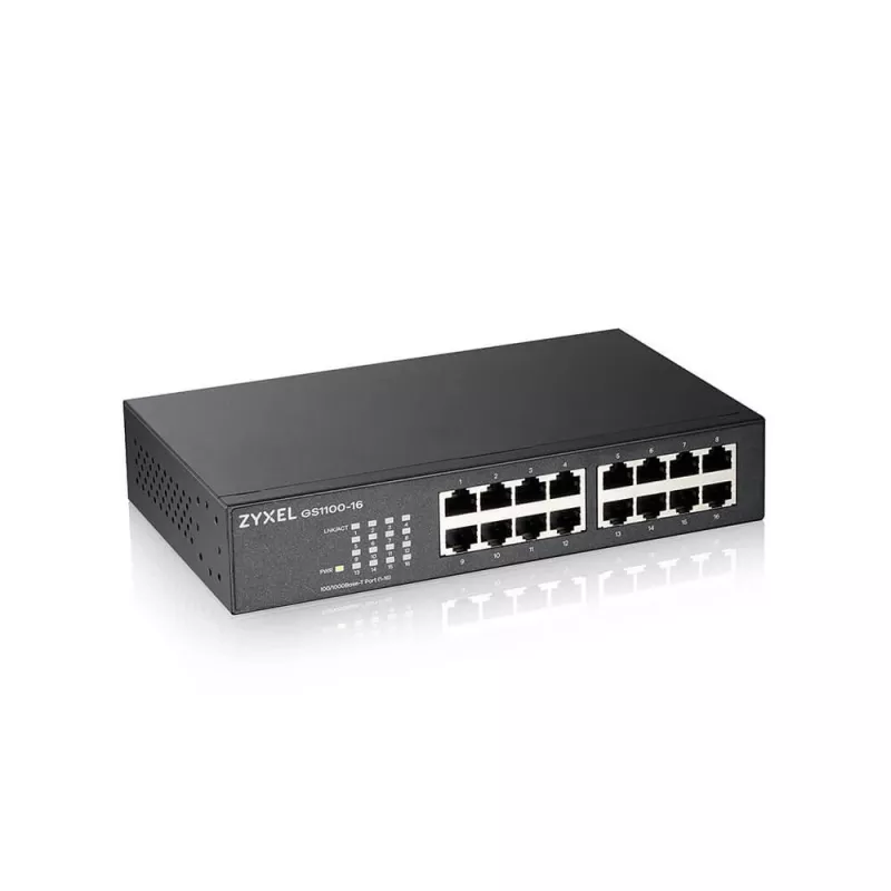 ZyXEL GS1100-16 16-poorts Gigabit unmanaged switch V4