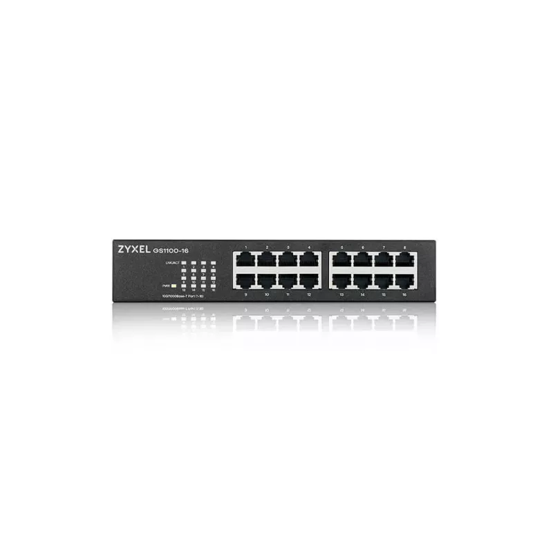 ZyXEL GS1100-16 16-poorts Gigabit unmanaged switch V4